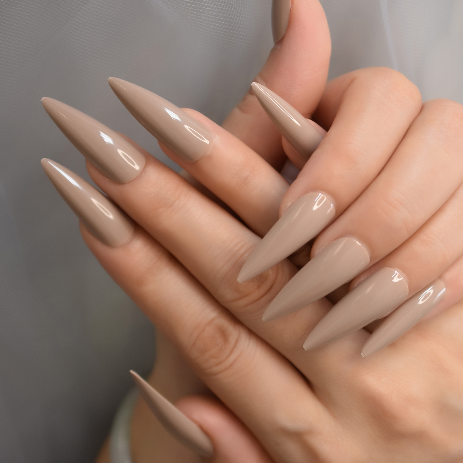 Nail Art Full Design - Prasa na sztuczne paznokcie szpilka długi
