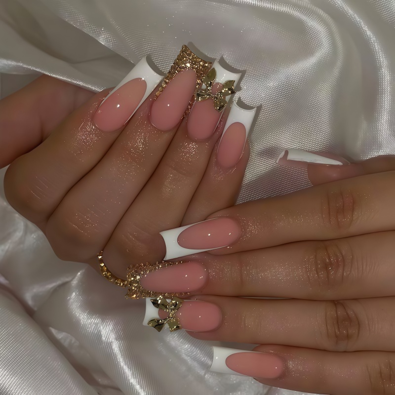 Nail Art Elegant - Zestaw do paznokci 24-częściowy z motywem