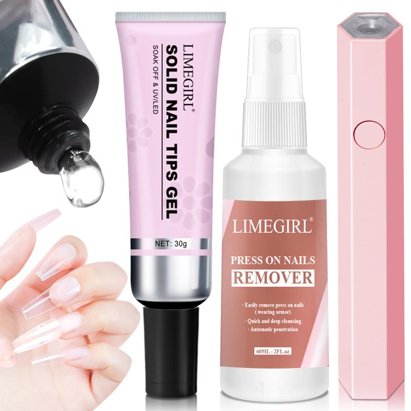 Nail Art Fake Nails - 30g Miękki Przezroczysty Żel do Tipsów