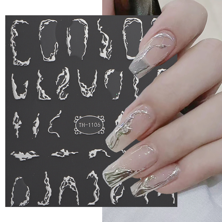 Naklejki na paznokcie 3D z met – Nail Art Full Design recenzja i cena