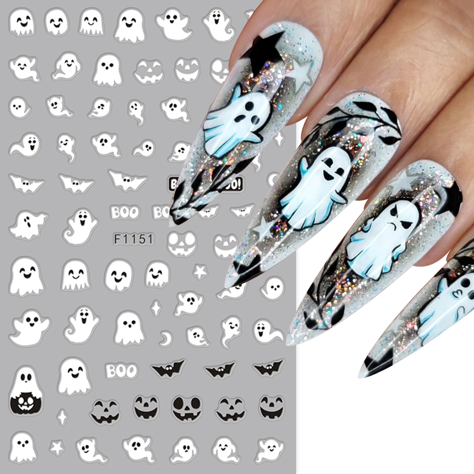2 szt. Świecące naklejki na pa – Nail Art Full Design recenzja i cena