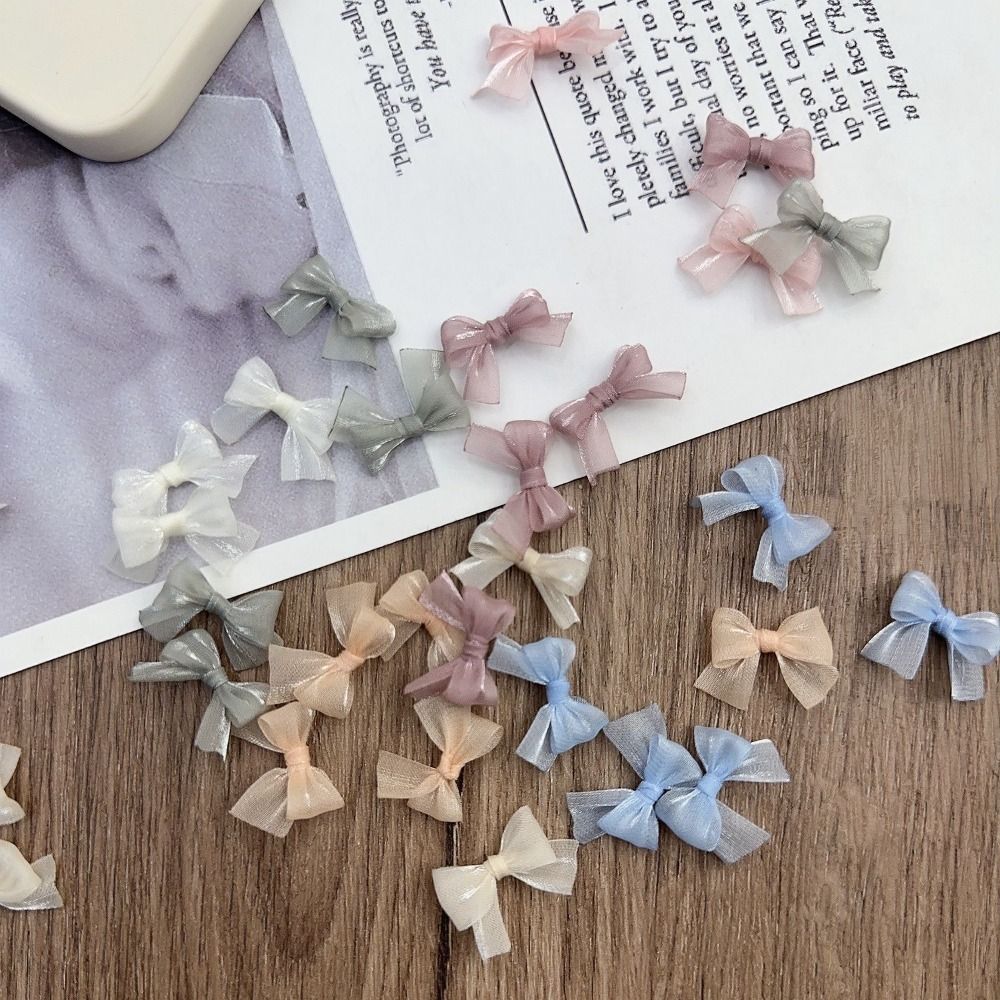 10 sztuk kolorowa kokardka per – Nail Art French Nails recenzja i cena