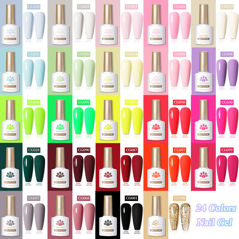 BORN PRETTY 10ML Lakier Hybryd – Nail Art Orange recenzja i cena