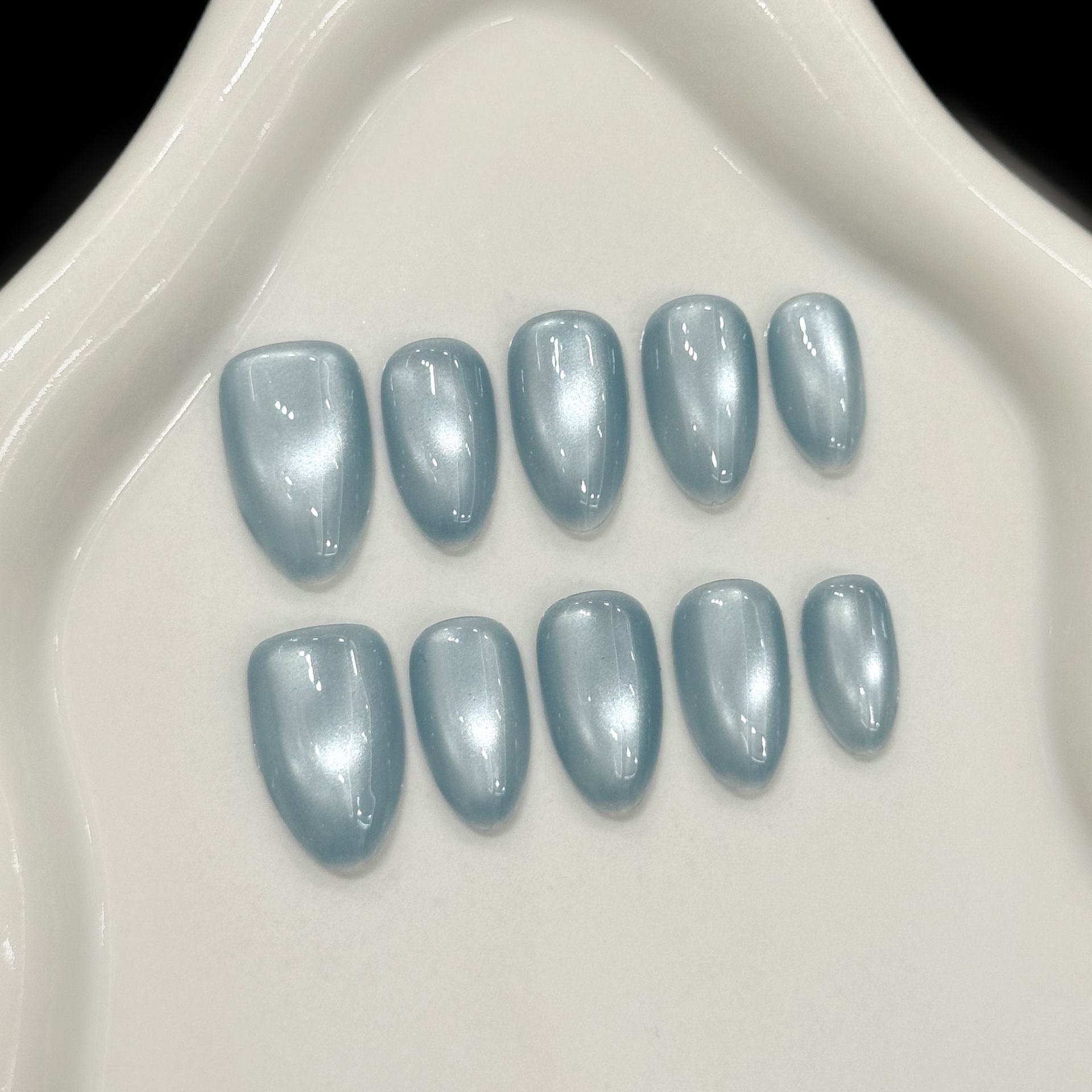 10 szt. Niebieskie sztuczne pa – Nail Art French Nails recenzja i cena