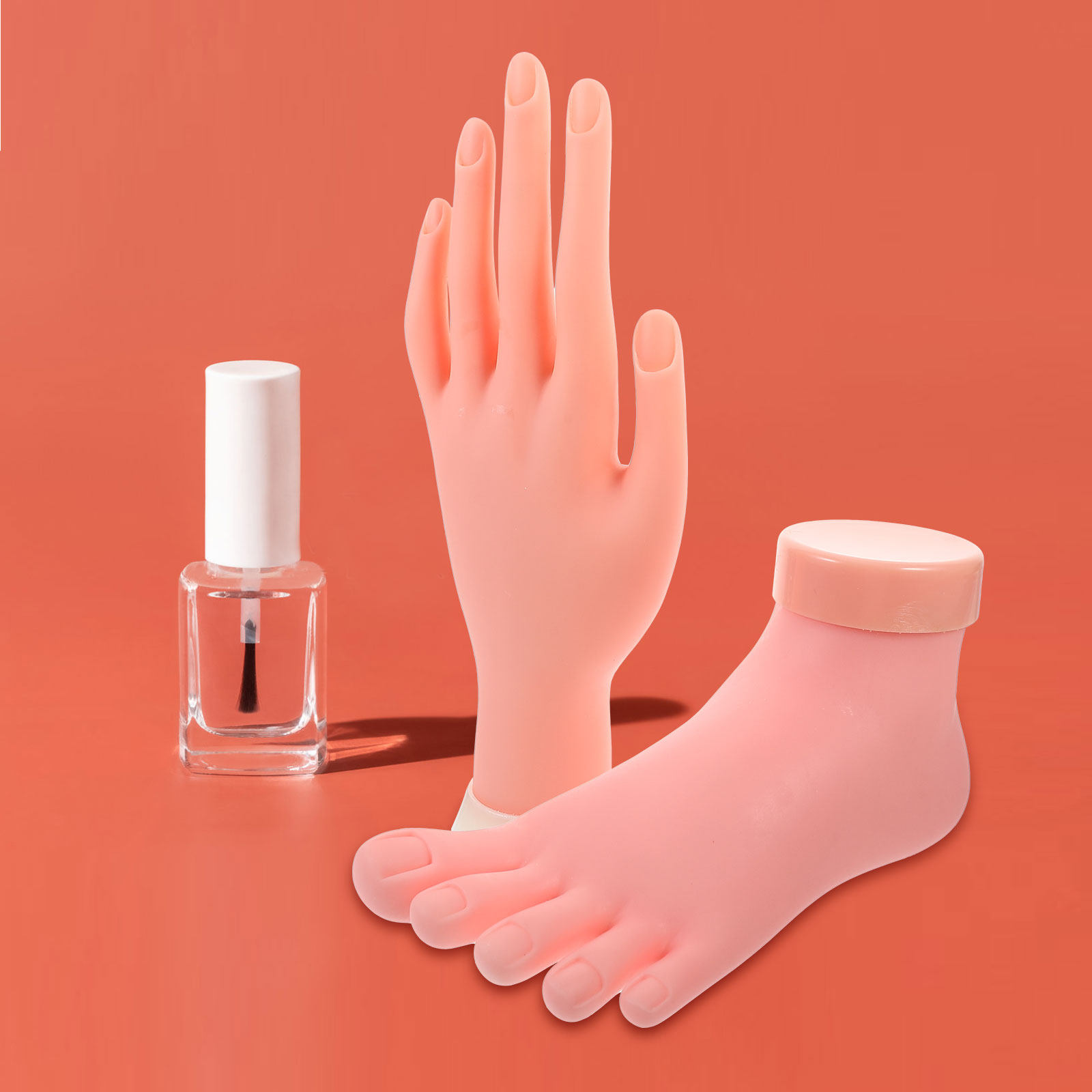 2 szt. Sztuczna ręka i stopa d – Nail Art Fake Nails recenzja i cena
