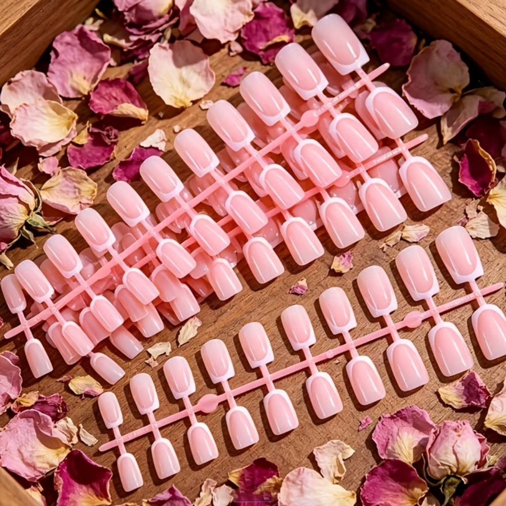 120 sztuk krótkich kwadratowyc – Nail Art French Nails recenzja i cena