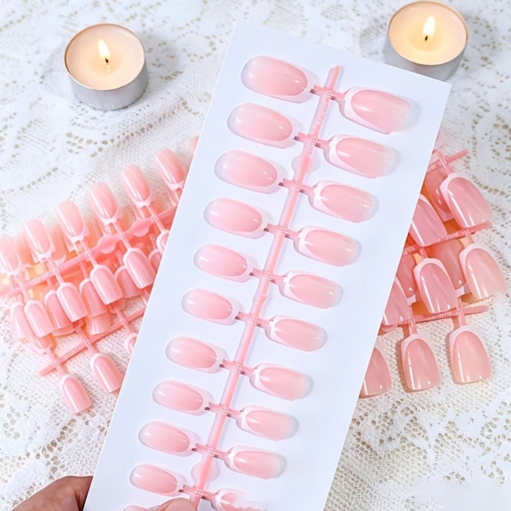 120 sztuk krótkich kwadratowyc – Nail Art French Nails recenzja i cena
