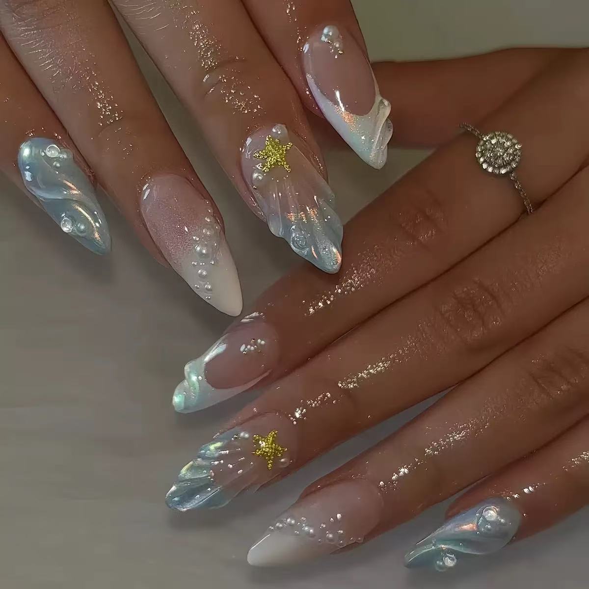 24 szt. Krótkie owalne naklejk – Nail Art French Nails recenzja i cena