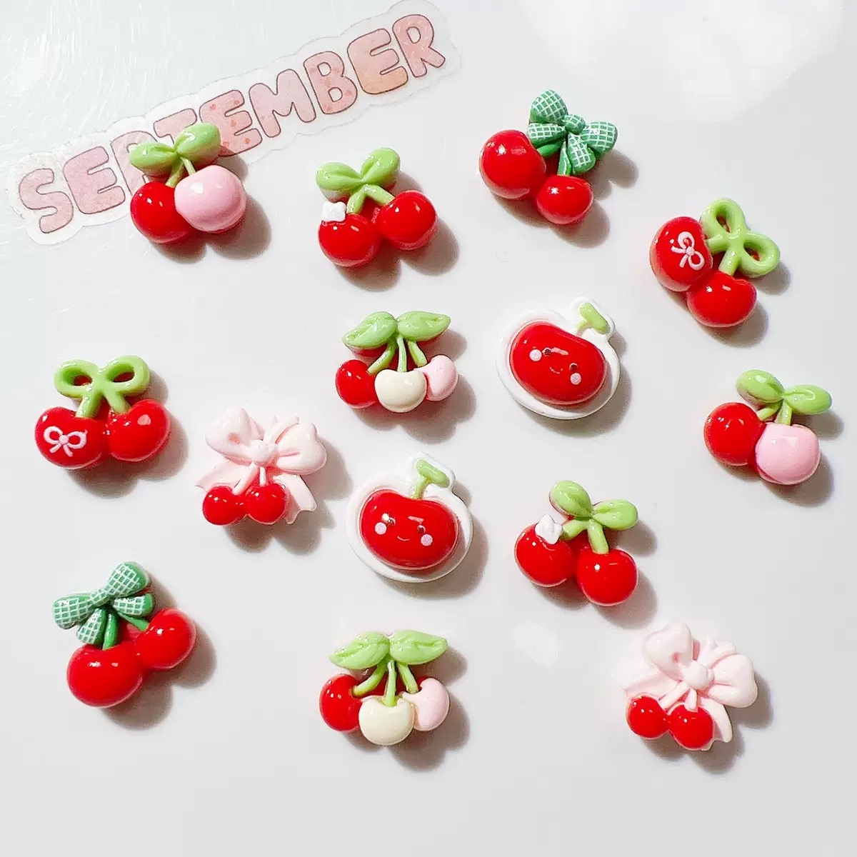 20 szt. Uroczych mini kreskówk – Nail Art Red recenzja i cena
