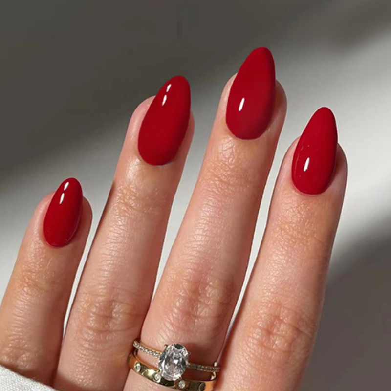 24 szt. Zestaw sztucznych pazn – Nail Art Red recenzja i cena
