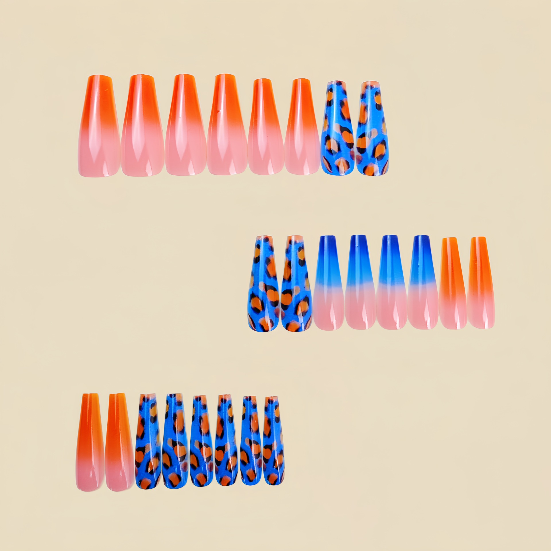 Gradientowe pomarańczowo-niebi – Nail Art Orange recenzja i cena