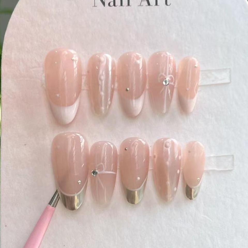 10Pcs Handmade Press on Nails  – Nail Art Full Design recenzja i cena