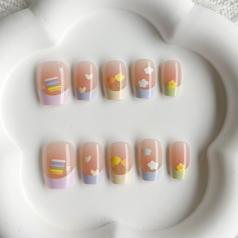 10 szt. Damskie wiosenne, świe – Nail Art French Nails recenzja i cena