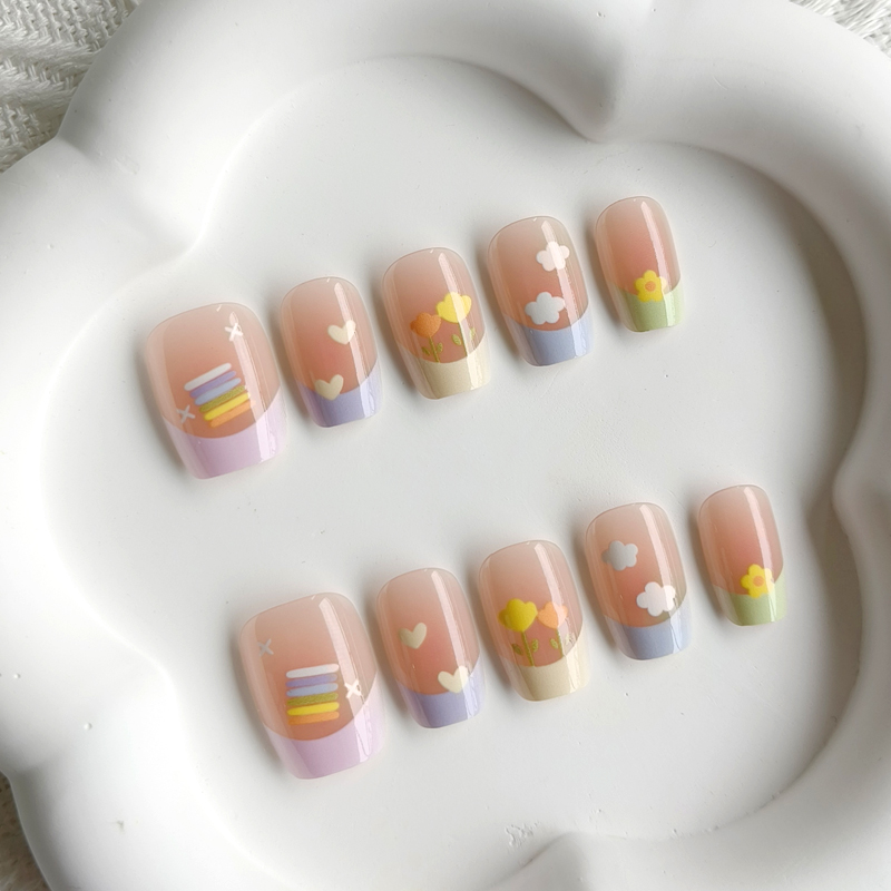 10 szt. Damskie wiosenne, świe – Nail Art French Nails recenzja i cena