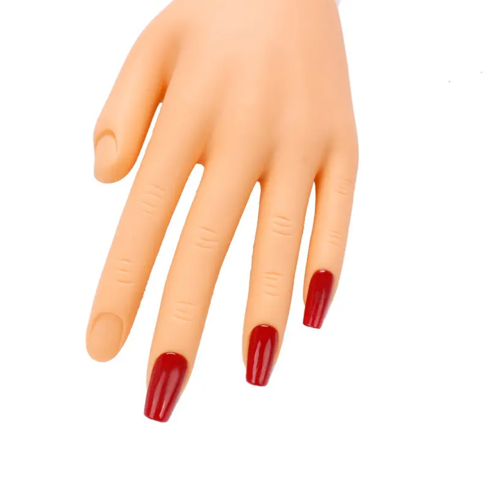 Elastyczna silikonowa ręka tre – Nail Art Fake Nails recenzja i cena
