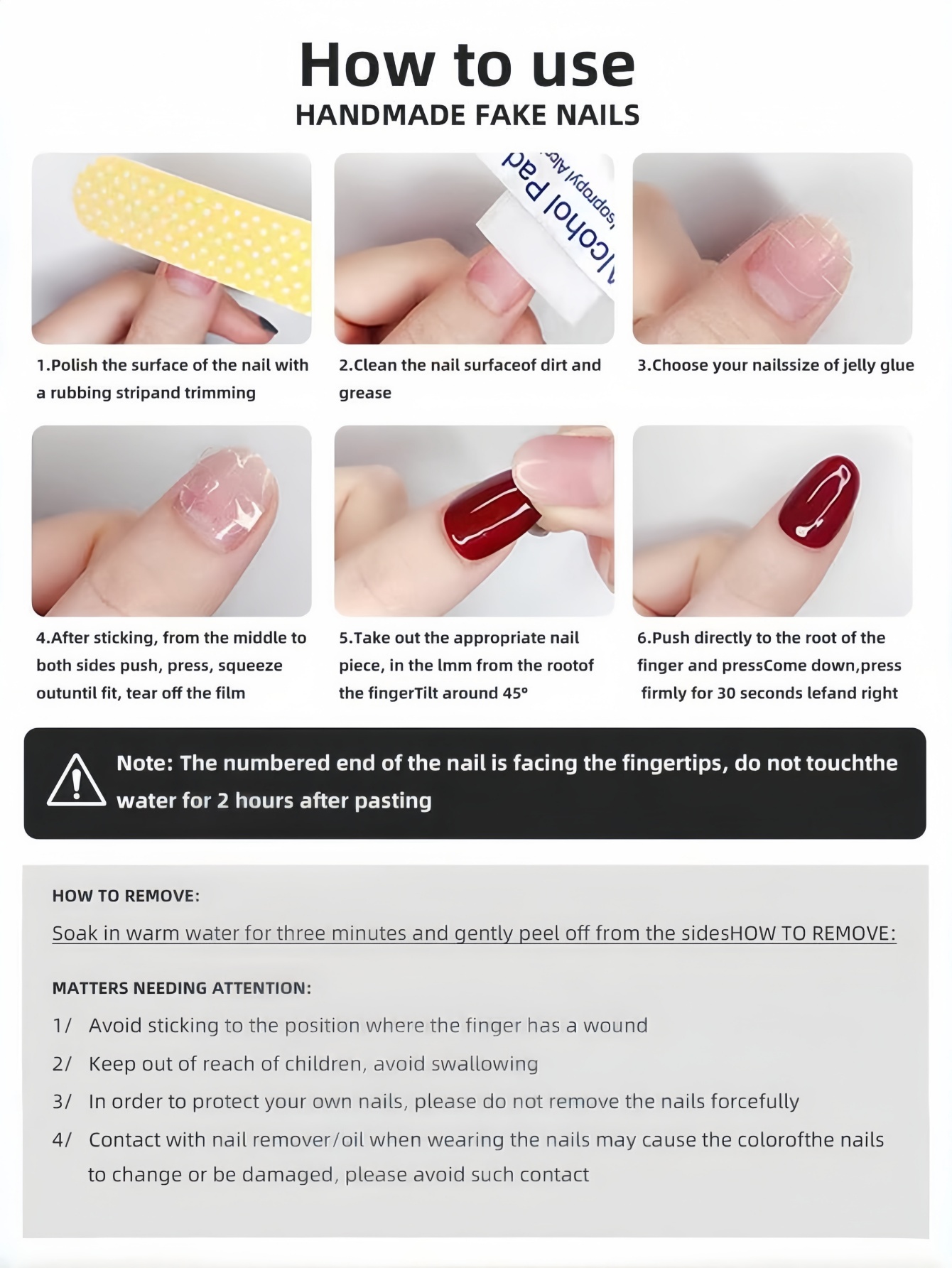 10 sztuk paznokci w kształcie  – Nail Art Overlay recenzja i cena
