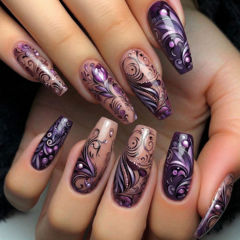 Średnie sztuczne paznokcie dla – Nail Art Full Design recenzja i cena