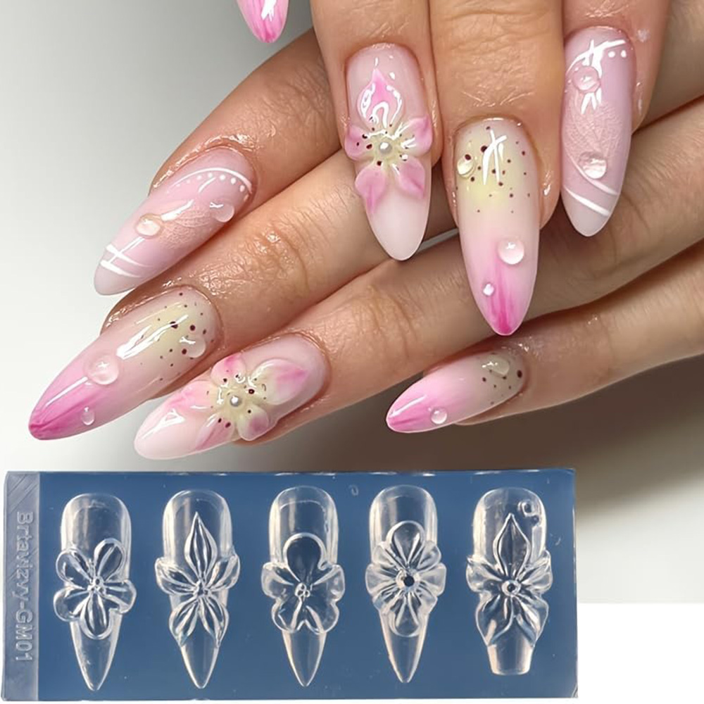 Silikonowe formy 3D do zdobien – Nail Art Elegant recenzja i cena