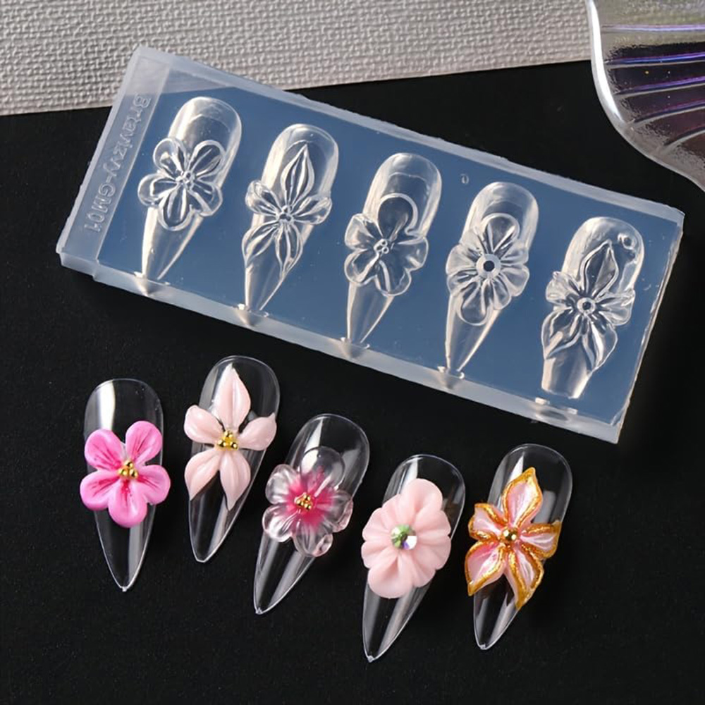 Silikonowe formy 3D do zdobien – Nail Art Elegant recenzja i cena