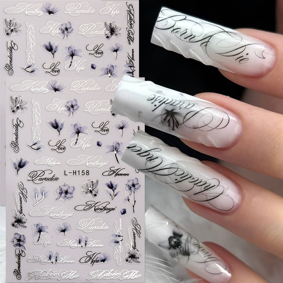 Naklejki na paznokcie z kwiato – Nail Art Elegant recenzja i cena