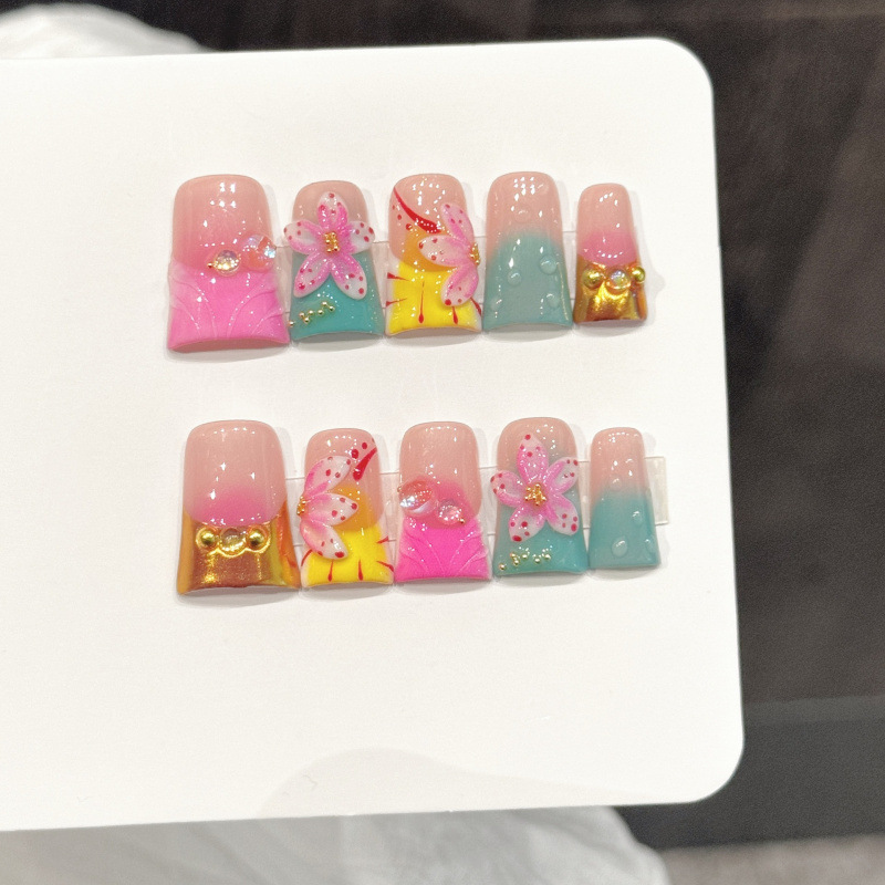 10 szt. Sztuczne paznokcie w s – Nail Art Fake Nails recenzja i cena