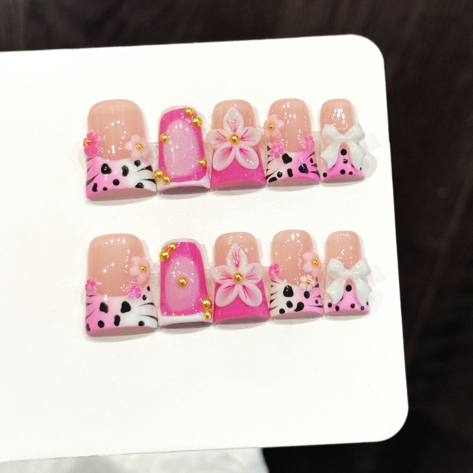 10 szt. Sztuczne paznokcie w s – Nail Art Fake Nails recenzja i cena
