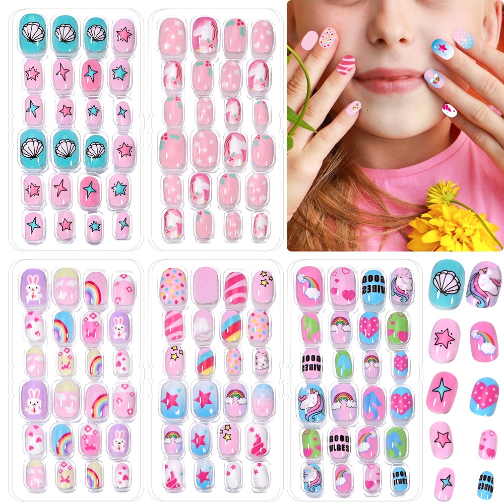 120-częściowy 5-zestaw Candy K – Nail Art Fake Nails recenzja i cena