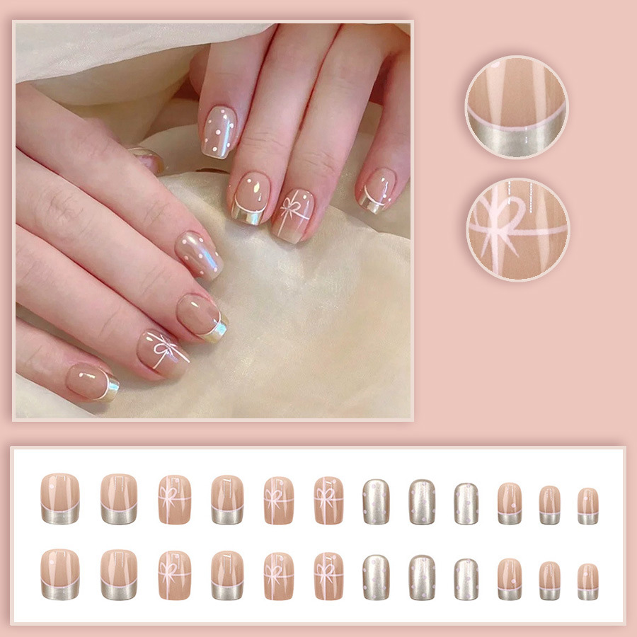 Krótkie kwadratowe sztuczne pa – Nail Art Red recenzja i cena