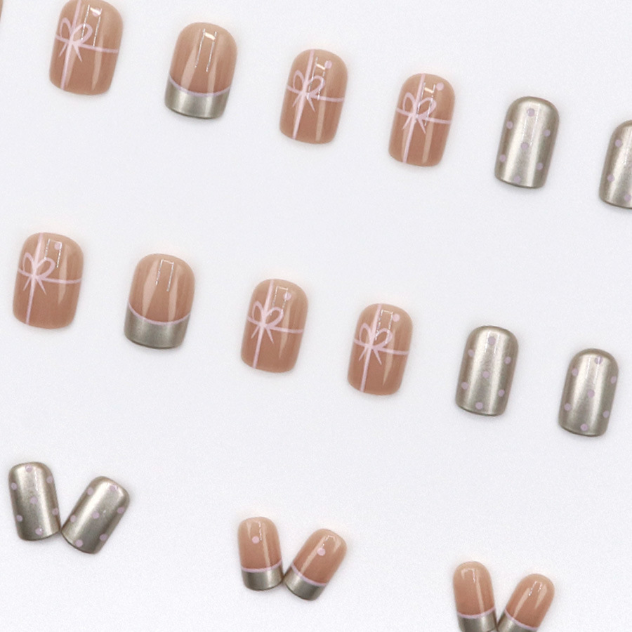 Krótkie kwadratowe sztuczne pa – Nail Art Red recenzja i cena