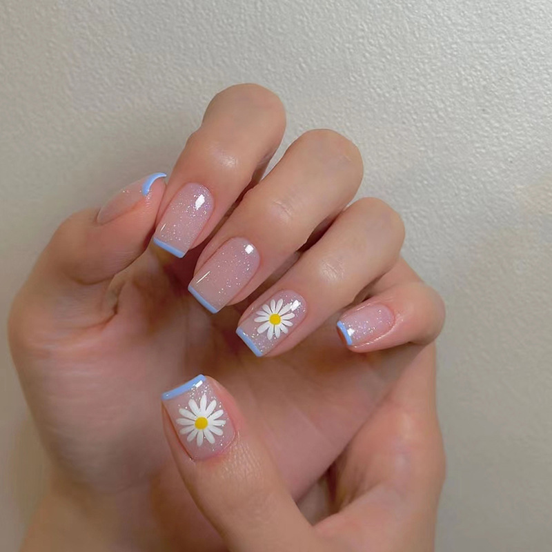 24 szt./zestaw Krótkie Sztuczn – Nail Art French Nails recenzja i cena