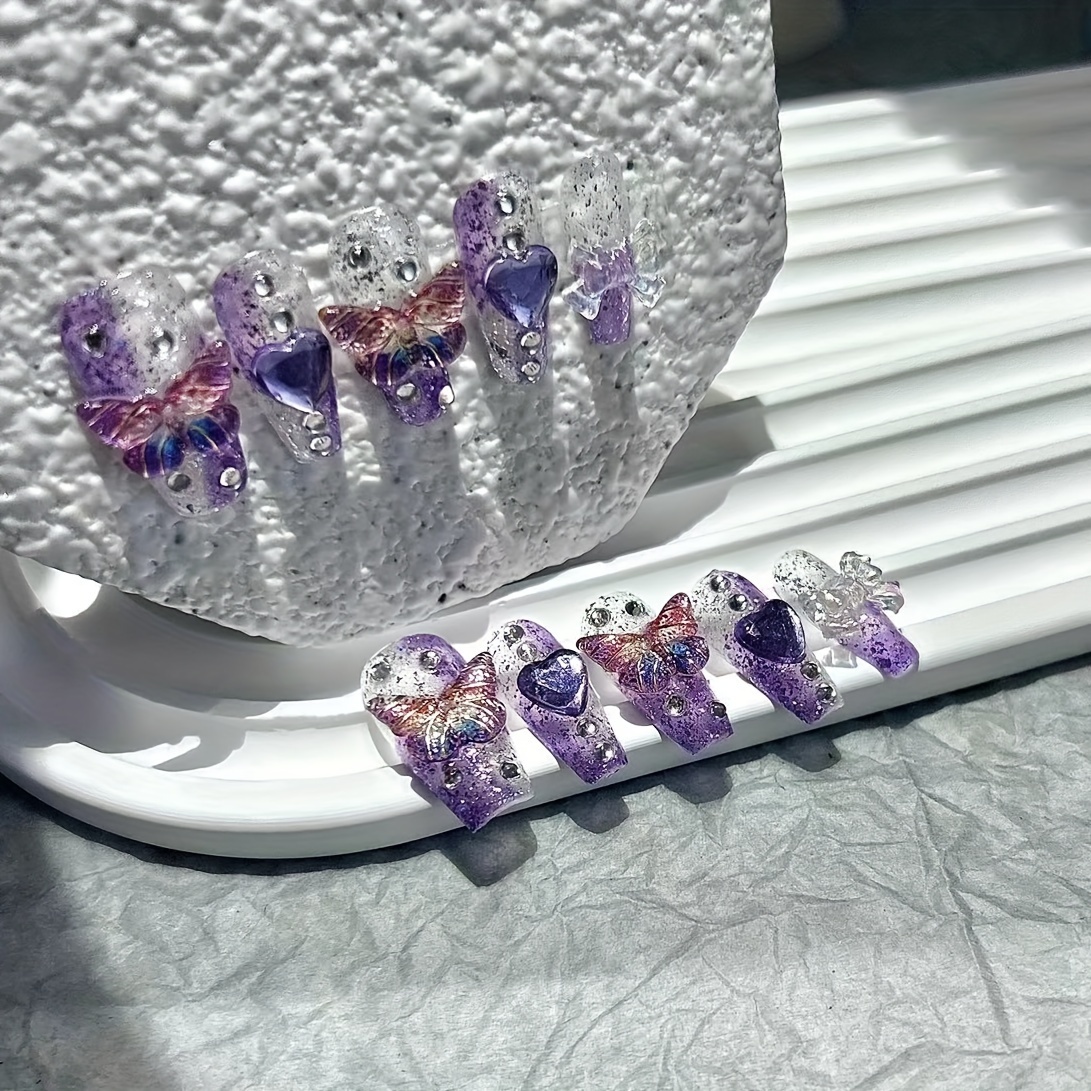 10 sztuk Purple Fantasy Butter – Nail Art Red recenzja i cena