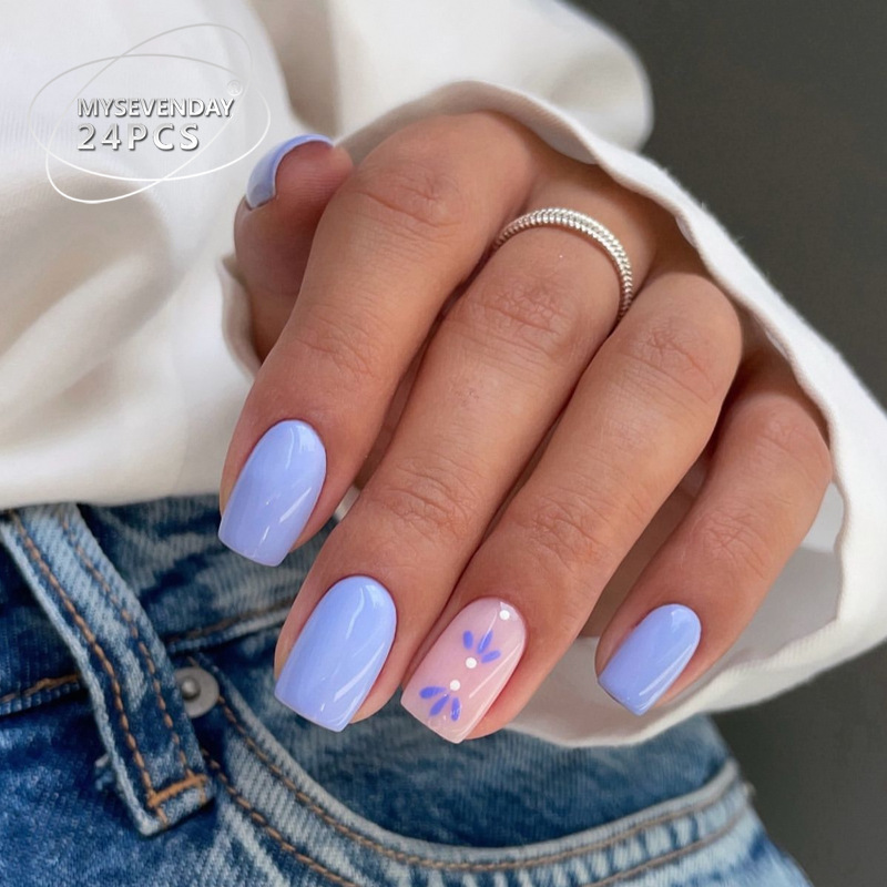 24 sztuki francuskich, nakleja – Nail Art Fake Nails recenzja i cena