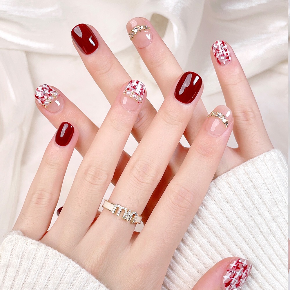 10 szt. Krótkie Kwadratowe Okr – Nail Art Elegant recenzja i cena