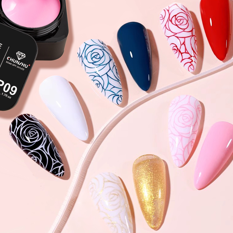 CHUNSHU 5ml No Wipe 4w1 Półsta – Nail Art Full Design recenzja i cena
