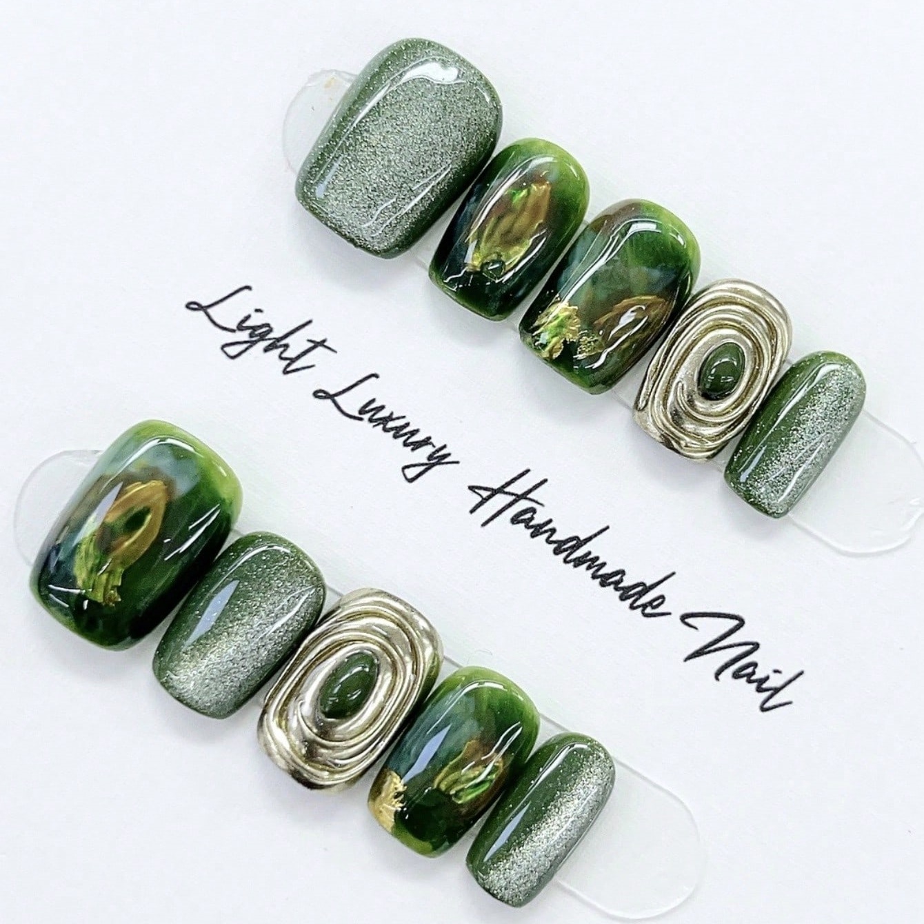 10 szt. Czysto ręcznie dociska – Nail Art Overlay recenzja i cena