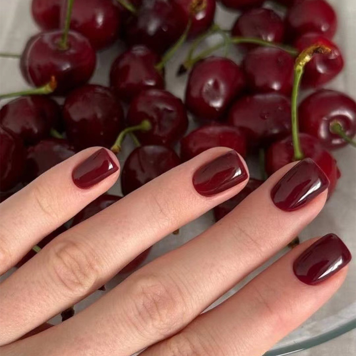 24Pcs Solid Color Press on Nai – Nail Art Fake Nails recenzja i cena