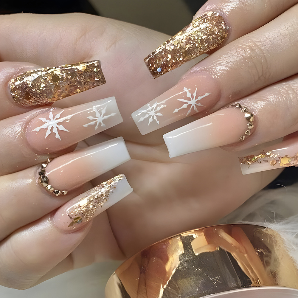 24 szt. Naklejane paznokcie z  – Nail Art French Nails recenzja i cena